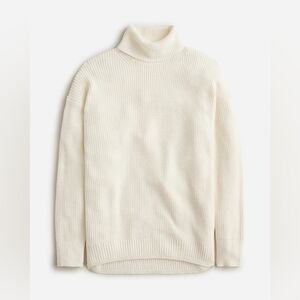 J.Crew Ribbed Turtleneck Sweater In Cotton Cashmere